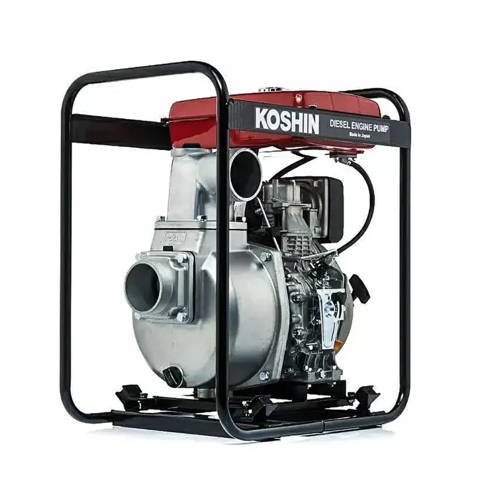 Koshin SEY-100 D мотопомпа дизельная 6.7 л.с, 1250 л/мин, диаметр 100 мм, SEY-100D