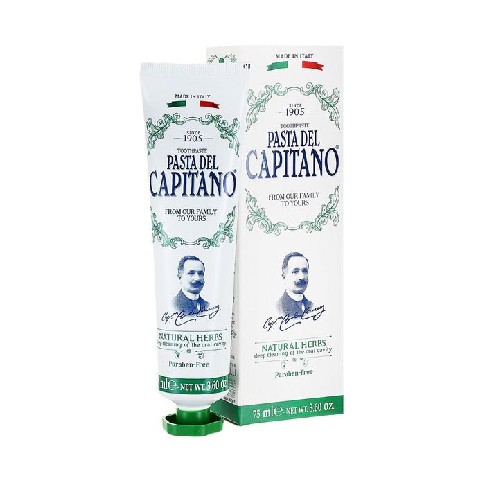 Pasta Del Capitano/Италия Зубная паста Натуральные травы 75мл