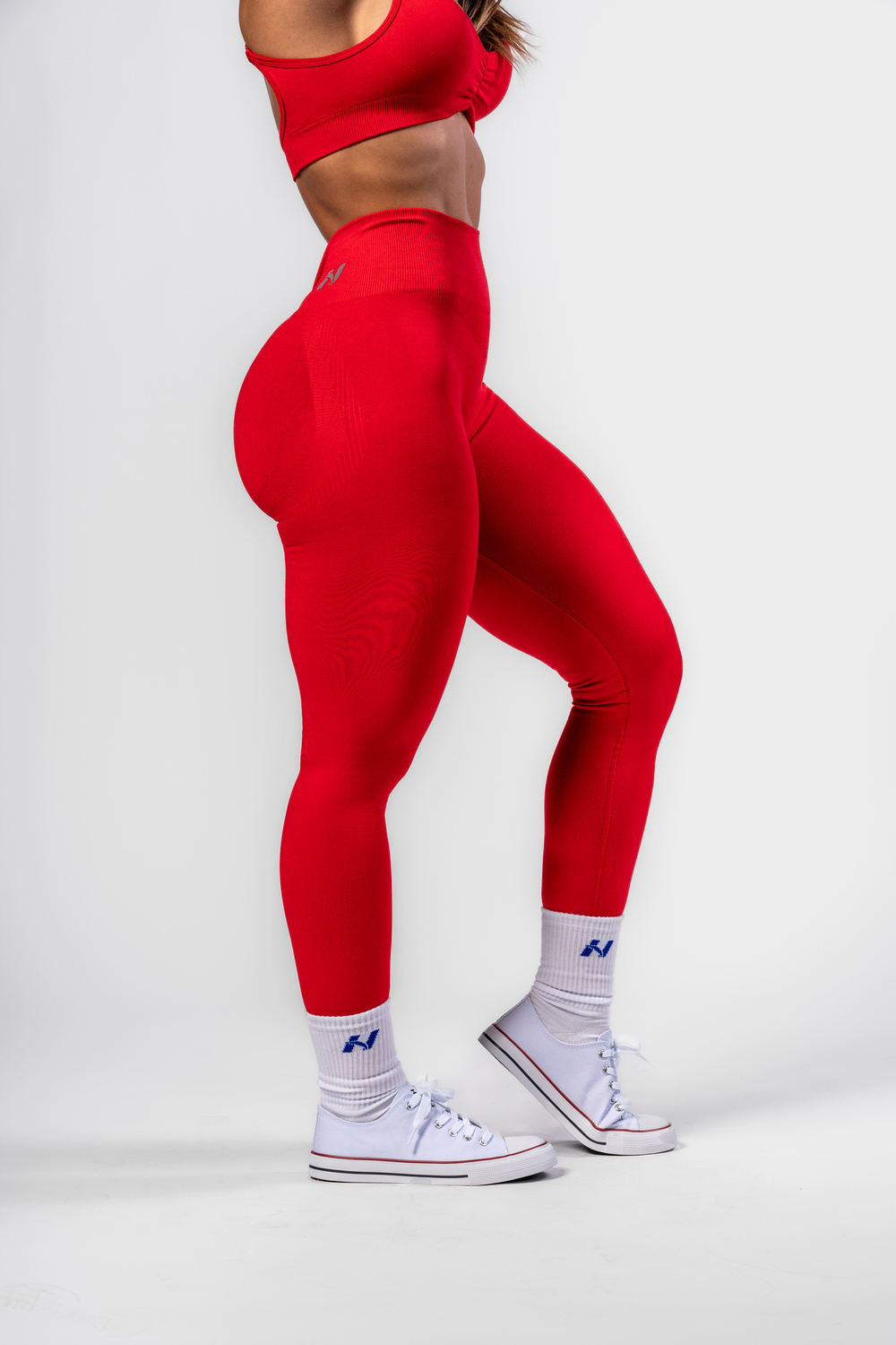 Леггинсы Shaping Seamless High-Waist Leggings MAXIMUM PUSH-UP 302 Красные