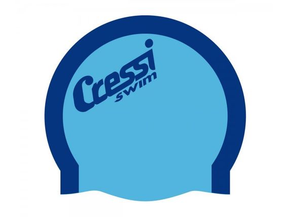 Шапочка Cressi Bi Color силиконовая голубая