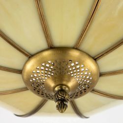 Citilux Шербург-1 CL440141 Люстра витражная потолочная Бронза