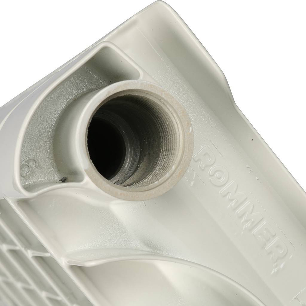 ROMMER AL500-80-80-100 10 секции радиатор алюминиевый (RAL9016)