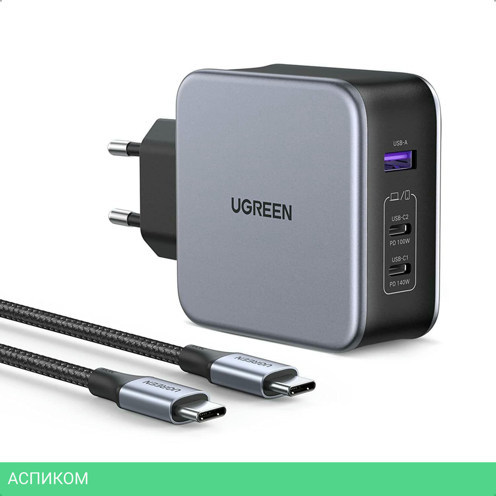 Сетевое зарядное устройство Ugreen CD289-90549 Black (90549)