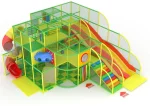 Детский игровой лабиринт «Активити 3 горки» (8,3*9,65*4.1 м)