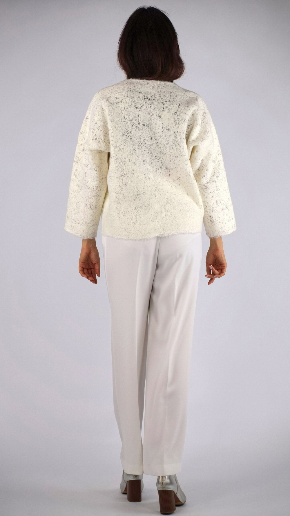 Шерстяной жакет «Белоснежный»