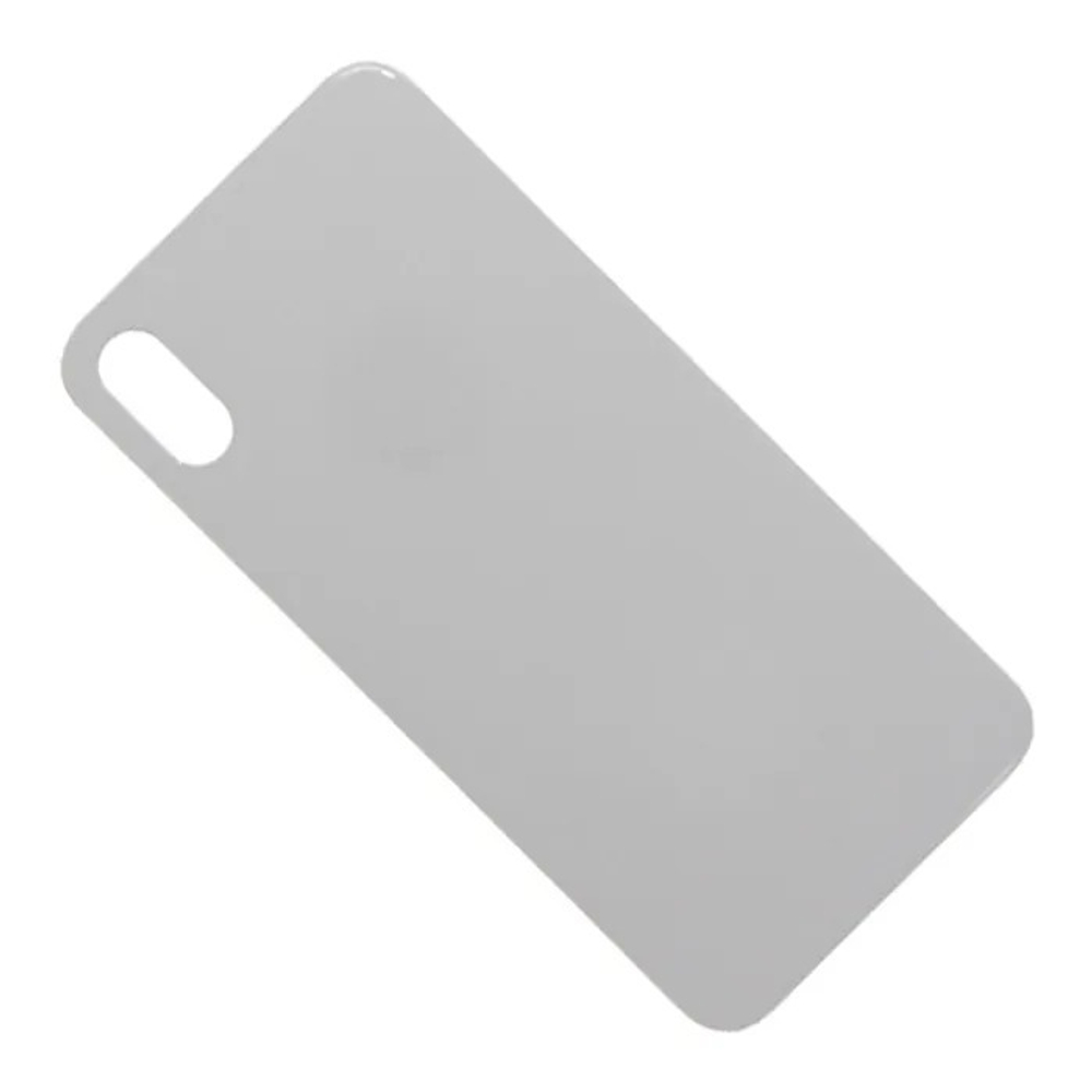 Задняя крышка для Apple iPhone X Белый (стекло, широкий вырез под камеру)