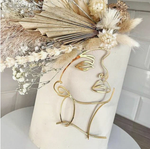 Топпер акриловый «Силуэт гордость» золотой