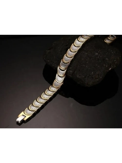 Магнитный браслет из титана