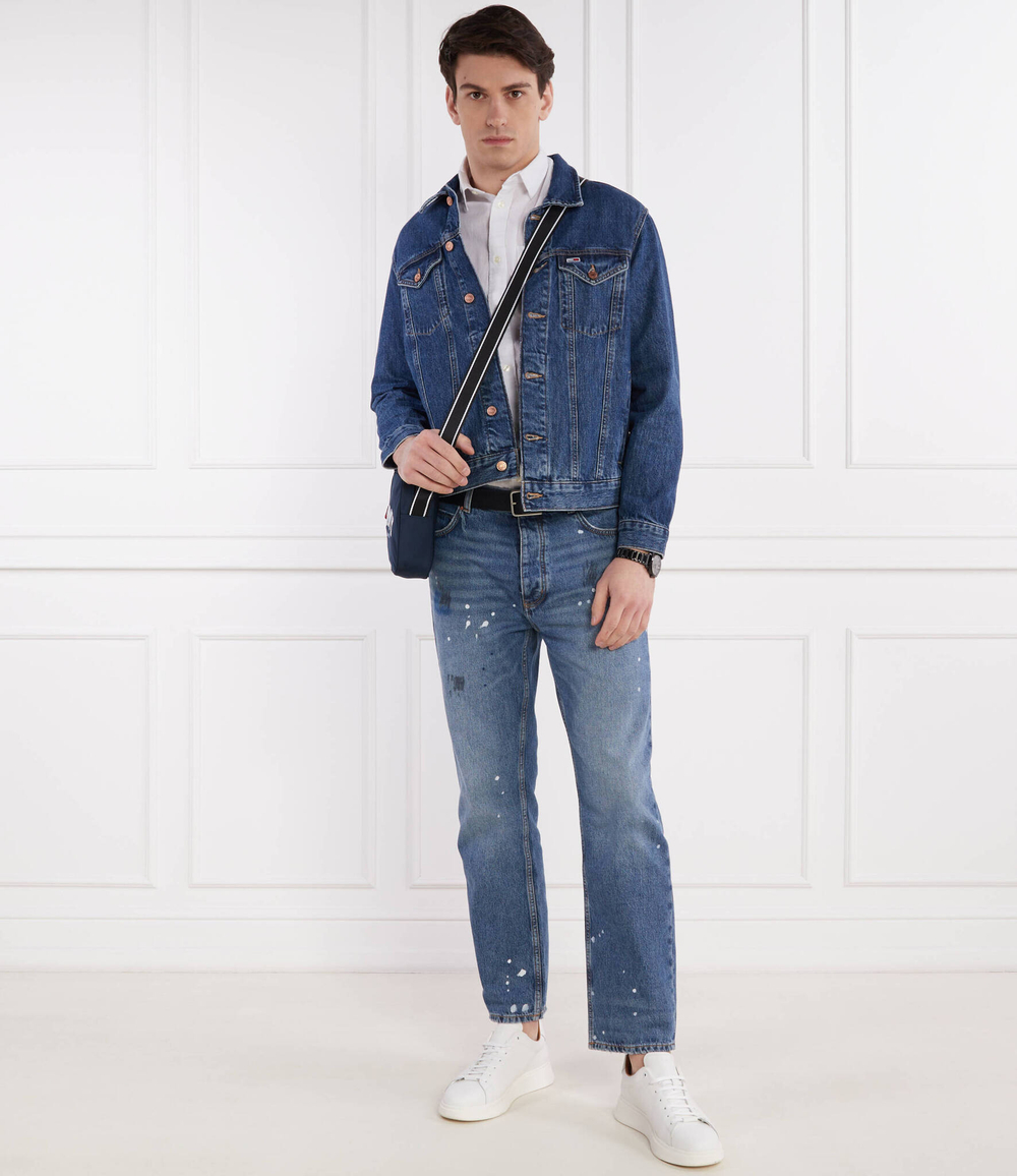 Джинсовая куртка Ryan Tommy Jeans - темно-синий(DM0DM18782)