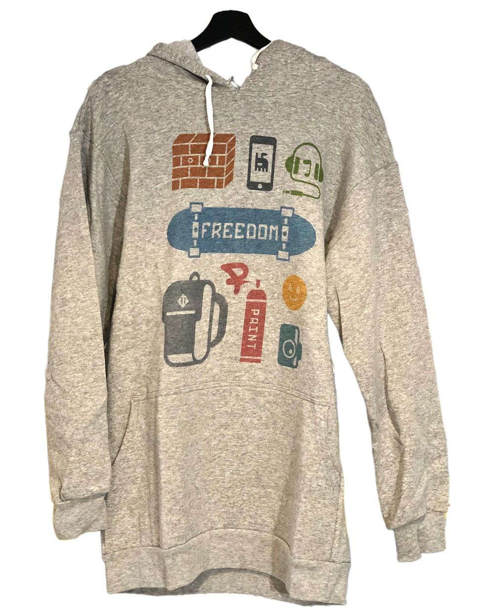 Худи Plushedelica Freedom Серый