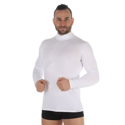 Лонгслив с воротником-стойкой Doreanse Modal Basic (Размер: XL) (Цвет: белый)