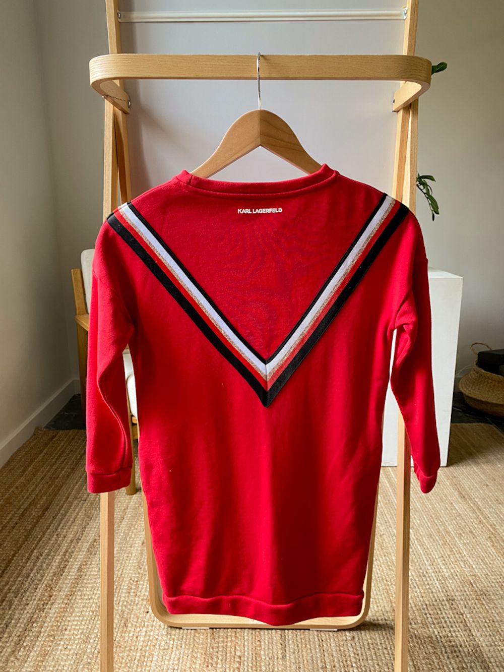 Хлопковое платье Karl Lagerfeld, 140