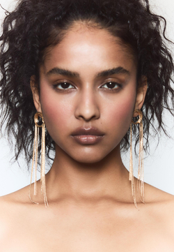 STRADIVARIUS Каскадные серьги-цепочки, золотой