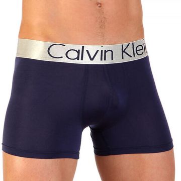 Мужские трусы боксеры темно-синие Calvin Klein Long Modal Boxer