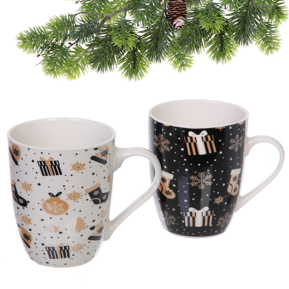 Кружка керамическая 330мл «Зимний стиль»