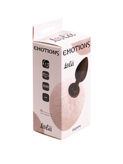 Анальная Пробка с Хвостом Emotions Fluffy White 4017-01lola