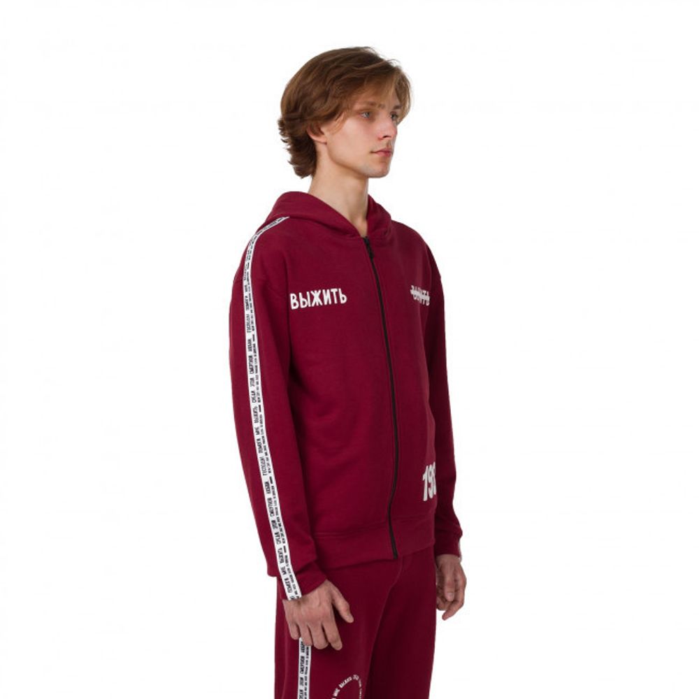 Худи The Wall Бордовый