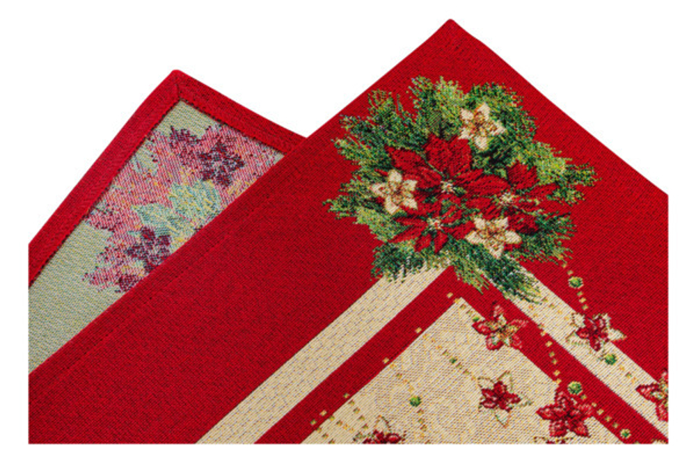 Дорожка для стола 44х100см Mix&Match Home Елка желаний бежевая