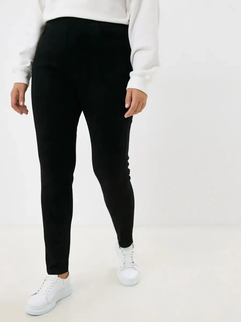 Джеггинсы утепленные больших размеров