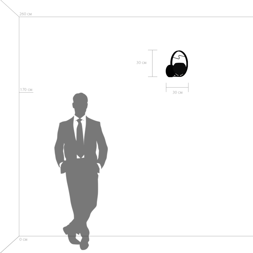 762617 Бра ENNA 1х40W E14 ЧЕРНЫЙ/ЗОЛОТО