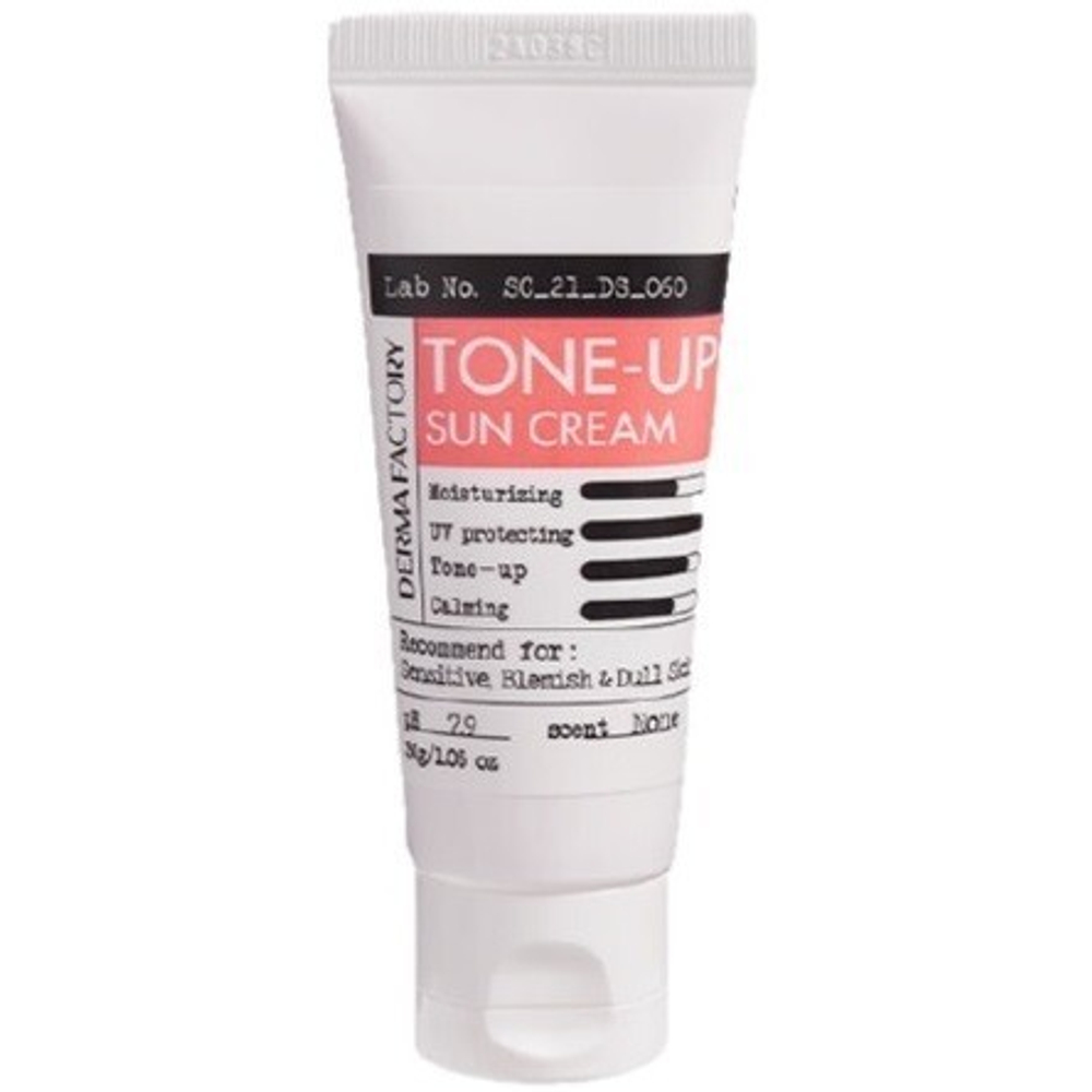 Крем солнцезащитный тонизирующий Derma Factory Inorganic Tone-up Sun Cream, 30 мл