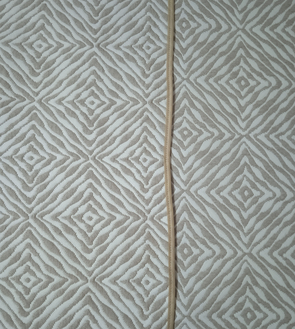 Покрывало жаккардовое двухстороннее Нежность 487-16 беж,белый евро (240х200)