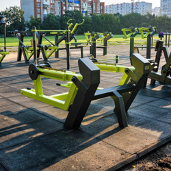 Power-1813 Уличный тренажер Становая тяга с переменной нагрузкой ZAVODSPORTA