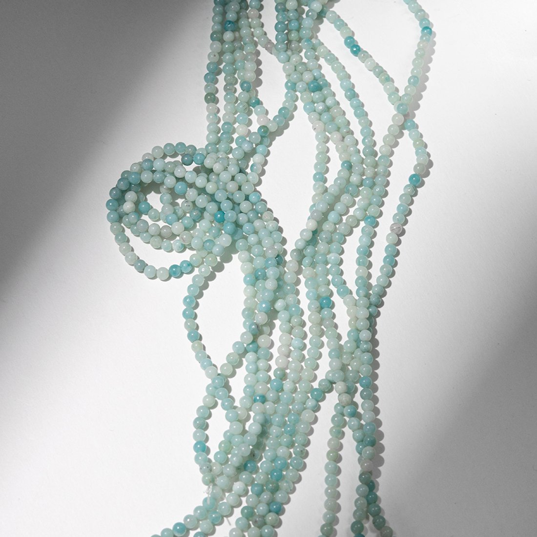 Амазонит эконом натуральный, 4,8мм, шар