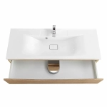 Тумба с раковиной Belbagno MARINO 120 подвесная Rovere Bianco
