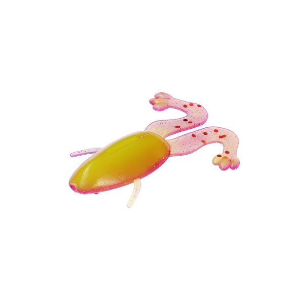 Лягушка Helios Crazy Frog 3,55"/9,0 см Fio & Acid lemon 4шт. (HS-23-027)