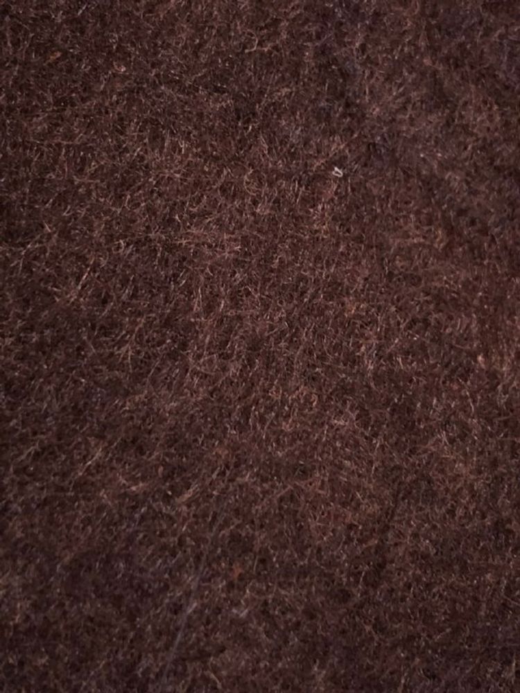 Фетр средней жесткости 2 мм, ш. 1 м, 215,4 гр/м2, тёмно-коричневый