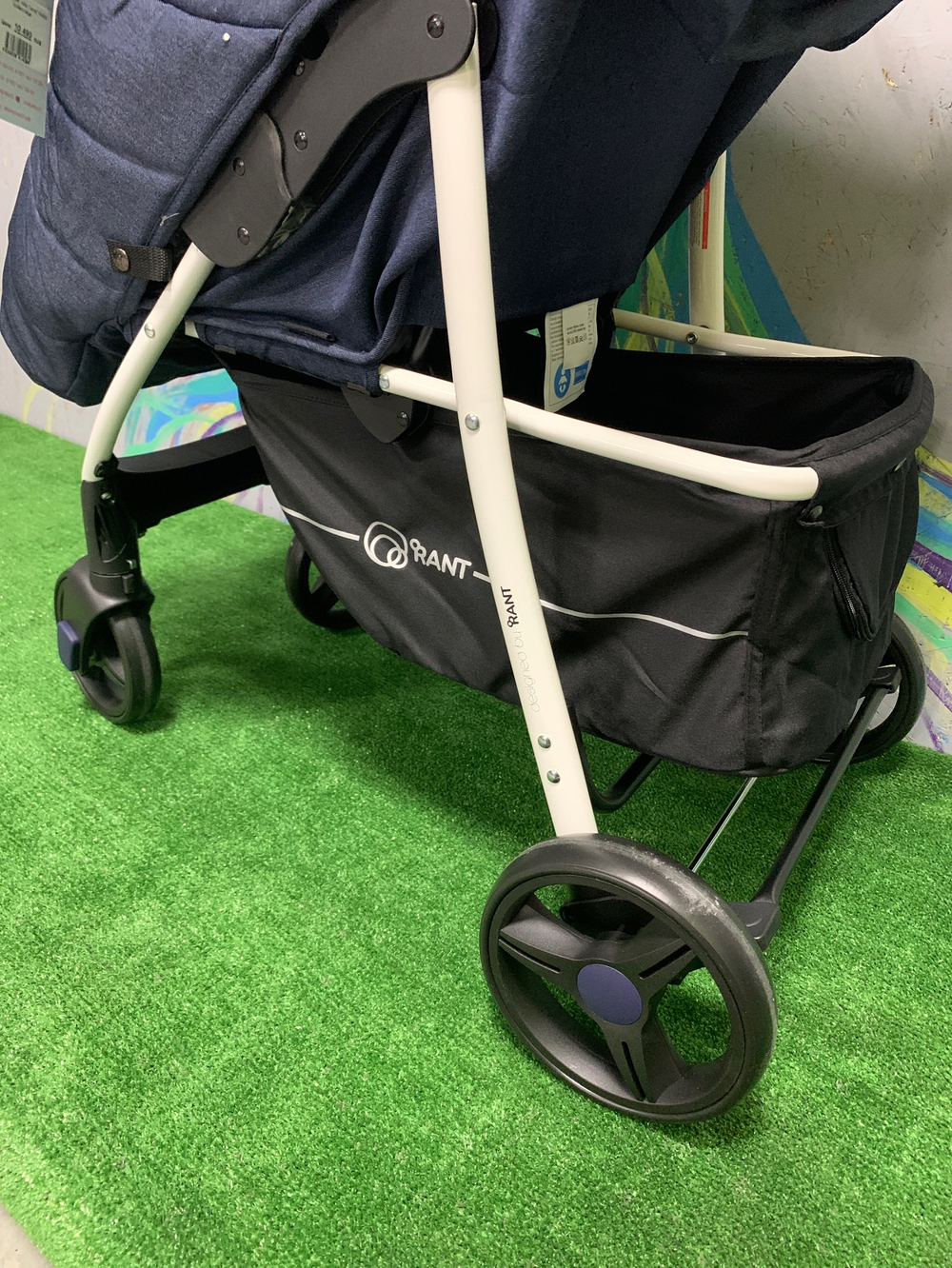 Коляска детская "KIRA Trends" RA055 Lines Blue