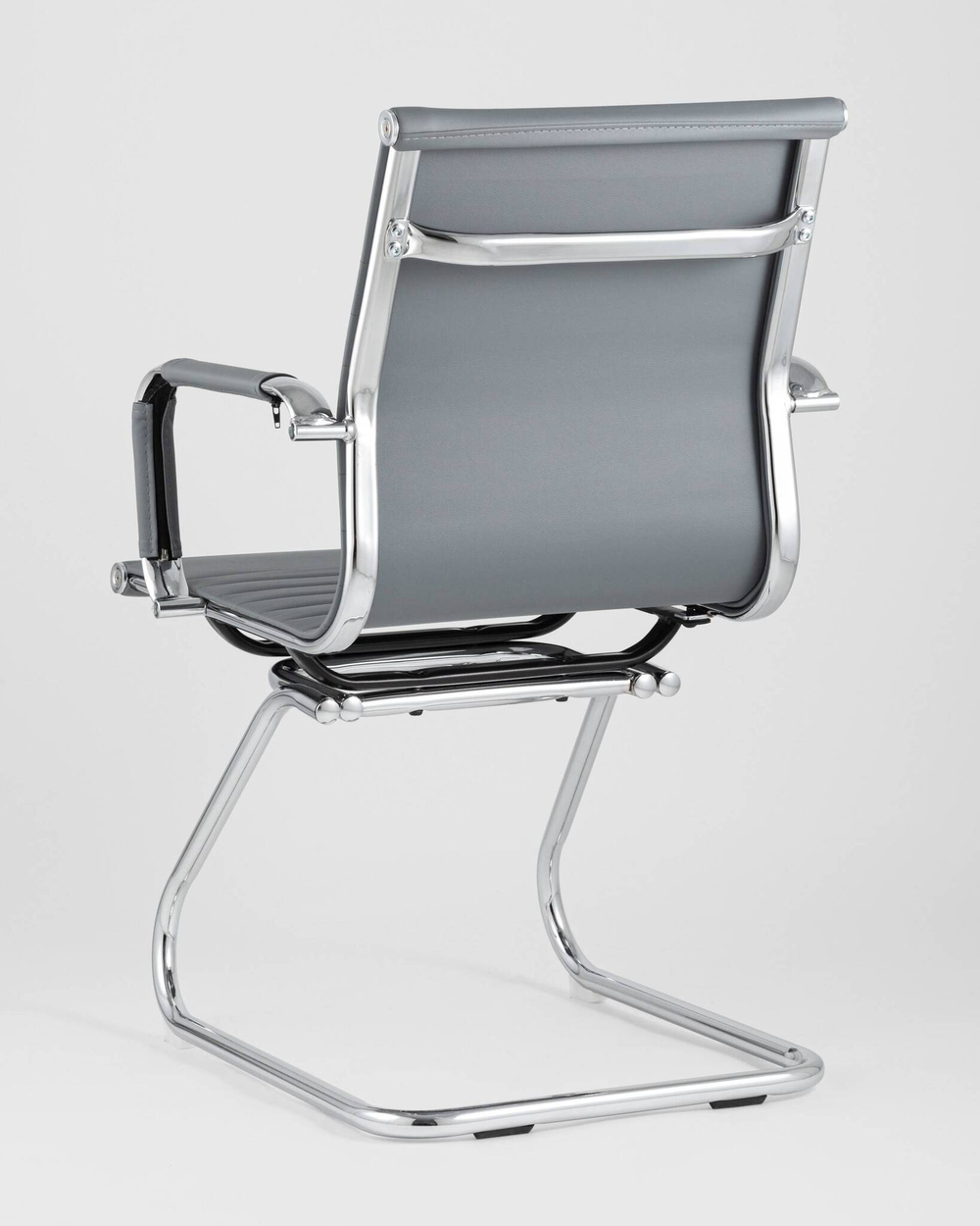 Кресло для посетителей TopChairs Visit серое 2 шт.