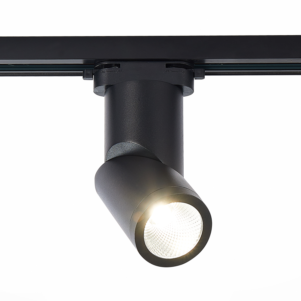 ST650.436.10 Св-к трек. Черный LED 1*10W 3000K 800Lm Ra&gt;90 38° IP20 D60xH190 165-265V