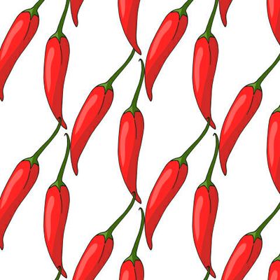 сочные красные перцы