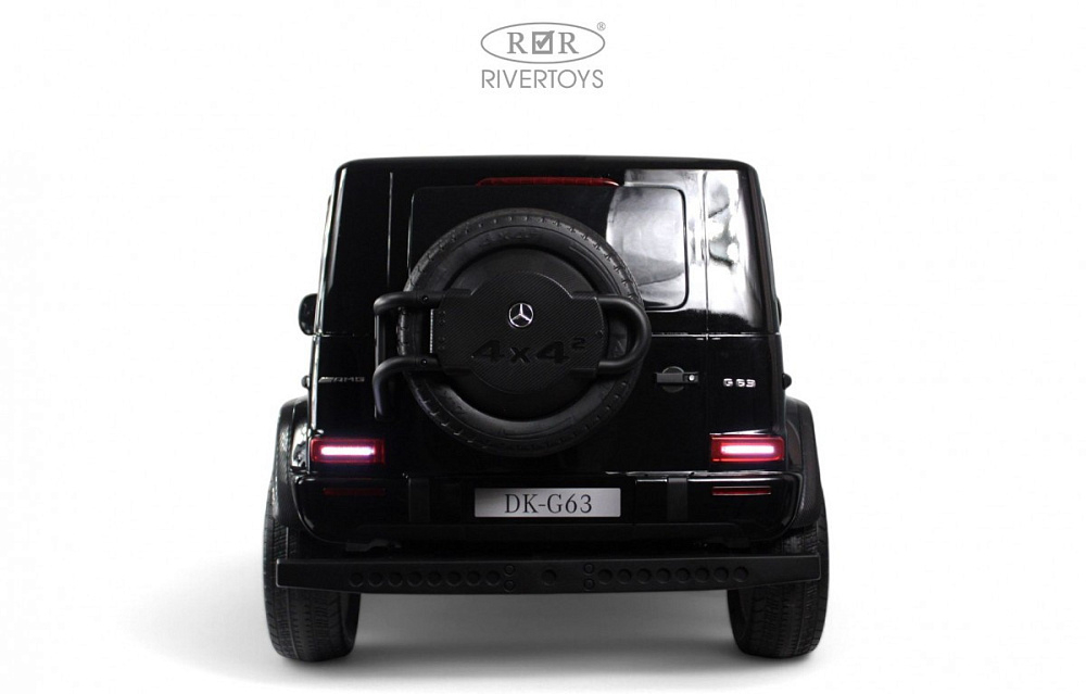 Детский электромобиль RiverToys Mercedes Benz G63 Y777YY BLACK-GLANEC/черный глянец