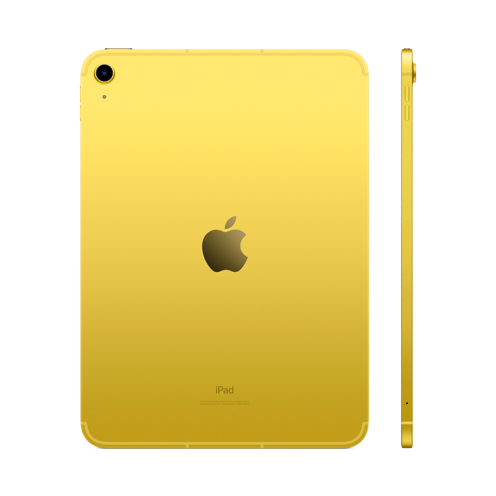 Планшет Apple iPad 10 (2022) Wi-Fi + Cellular 256GB, Yellow (Желтый)
