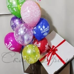 Шары в Белой коробке для женщины 70х70х70 см