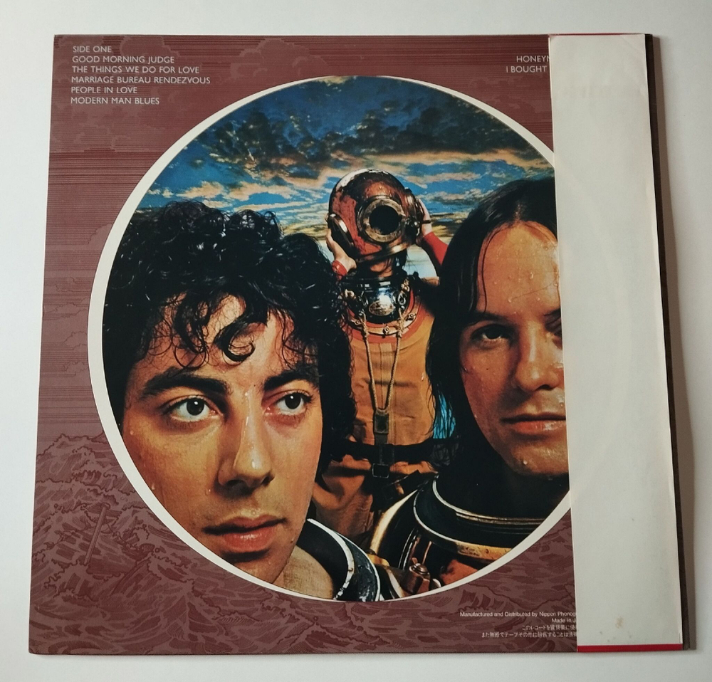 Винтажная виниловая пластинка LP 10cc Deceptive Bends (Japan 1977) (Obi) Honeymoon With B Troop