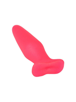 Розовая анальная пробка - 14 см. (Цвет: розовый)
