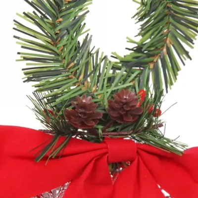 Украшение новогоднее «Вошебный звон» 18*10*14 см, серебро