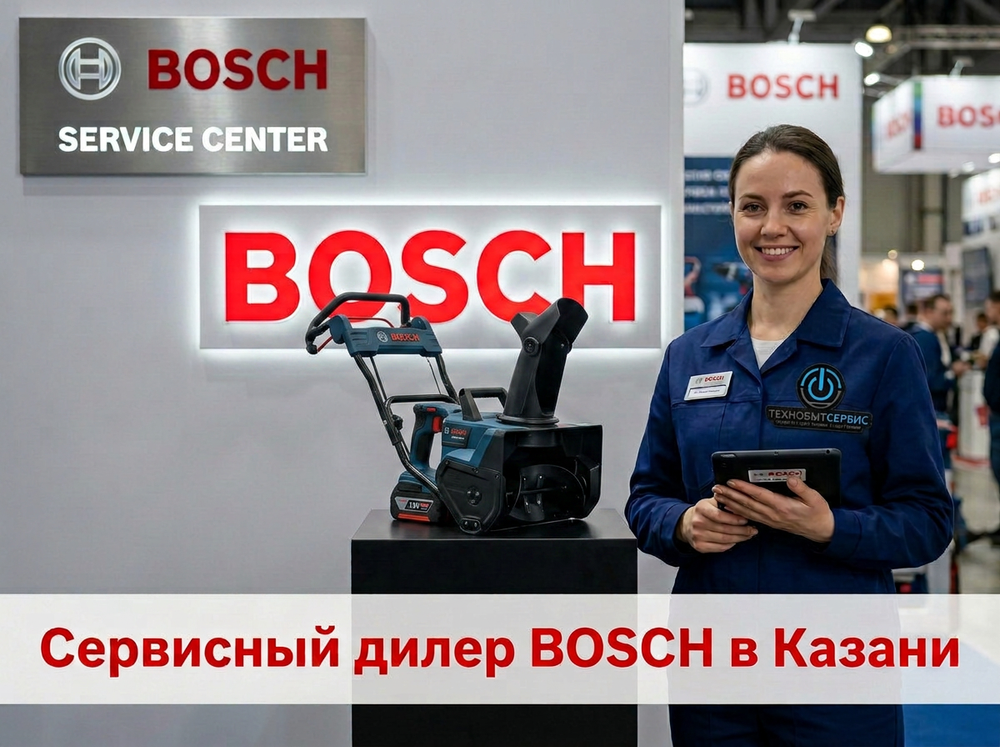 Ремонт снегоуборщика Bosch в Казани