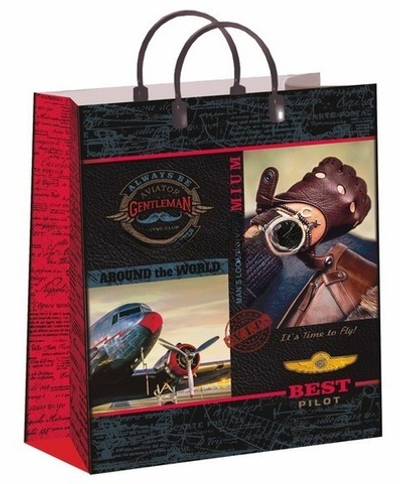 Пакет мягкий пластик 30х40 (150 мкм) "Высший пилотаж" лам. (10/40 шт.) Интерпак