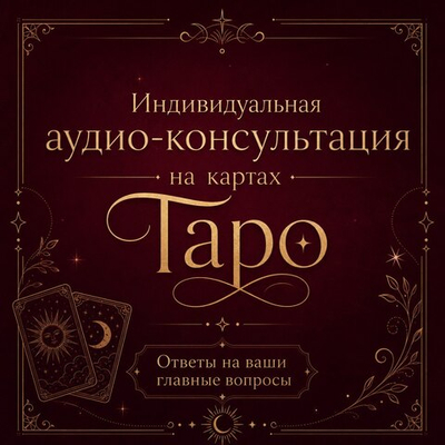 Индивидуальная аудио-консультация на картах Таро.
