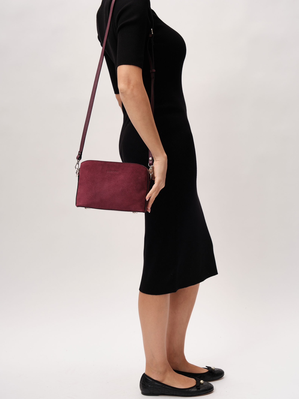 Сумка Deboro 30848 бордо вишня