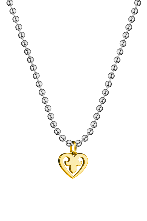 Подвеска СЕРДЕЧКО биколор