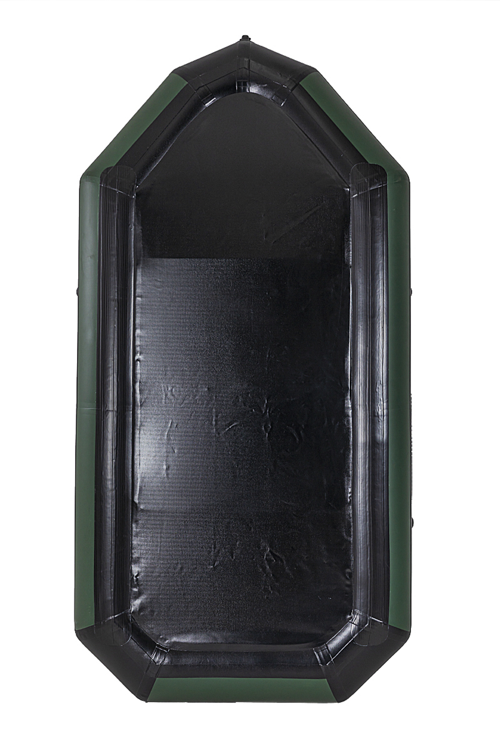 Броня-220 зеленый-черный (лодка ПВХ с усилением)