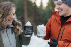 Термокружка Klean Kanteen Camp Mug 12oz (355 мл) Mountain Black