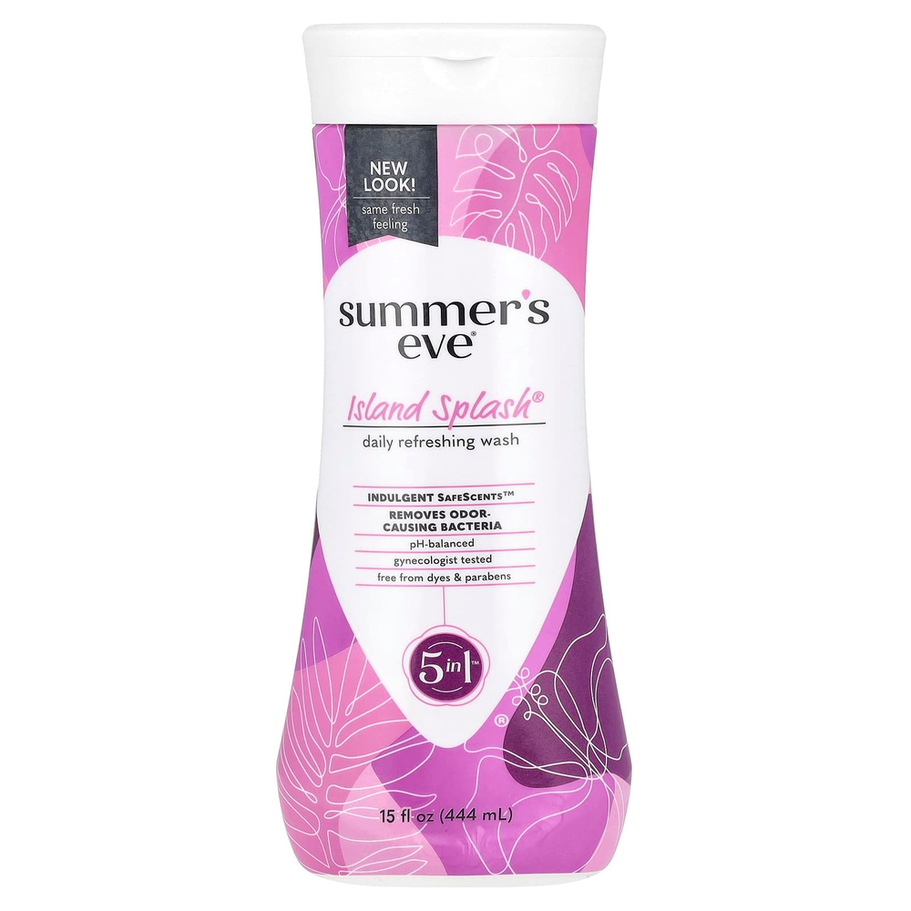 Summer's Eve, Ежедневное освежающее средство 5 в 1 ™, Island Splash®, 444 мл (15 жидк. Унций)