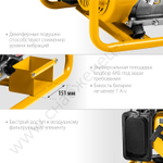 STEHER 3300 Вт, бензиновый генератор с электростартером (GS-4500E)